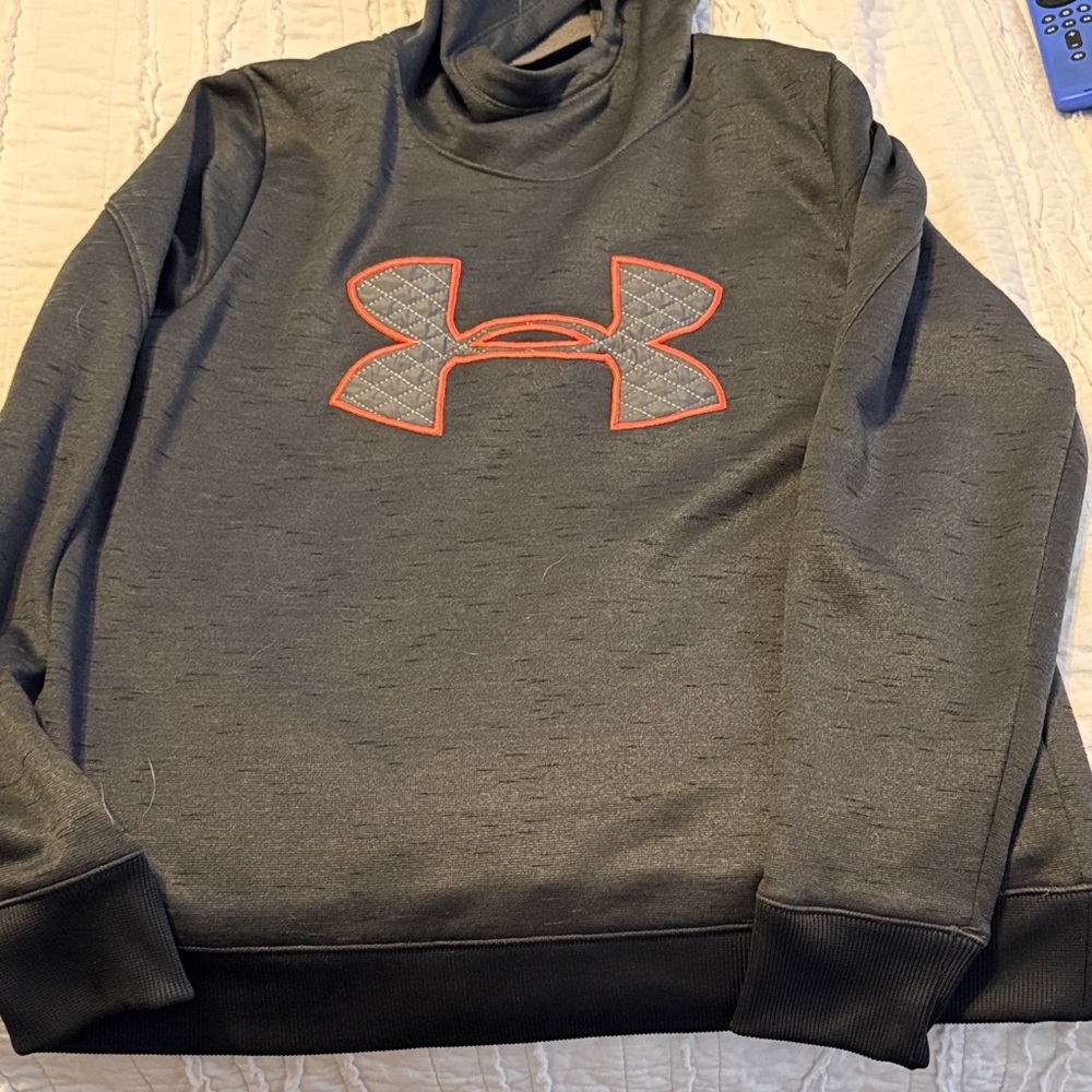 Under Armour Charcoal Sweatshirt with Emblem